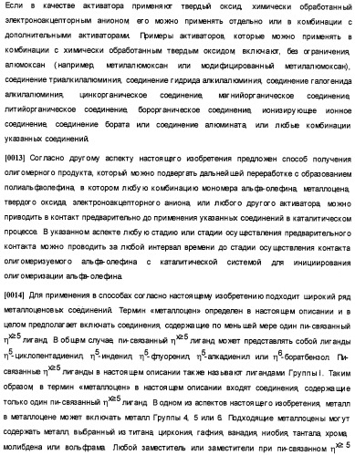 Олигомеризация альфа-олефинов с применением каталитических систем металлоцен-тск и применение полученных полиальфаолефинов для получения смазывающих смесей (патент 2510404)