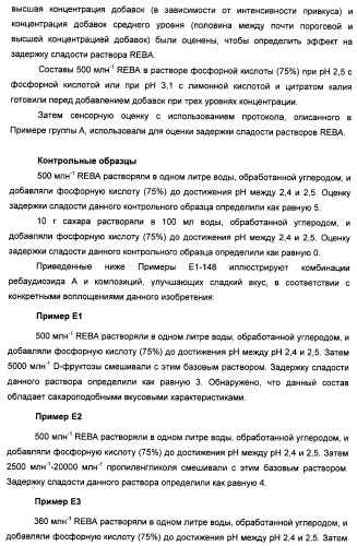 Композиции натурального интенсивного подсластителя с улучшенным временным параметром и(или) корригирующим параметром, способы их приготовления и их применения (патент 2459434)