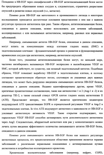 Белки, связывающие антиген фактор роста, подобный гепаринсвязывающему эпидермальному фактору роста (патент 2504551)