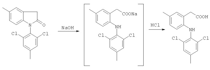 Способ получения производных фенилуксусной кислоты (патент 2273628)