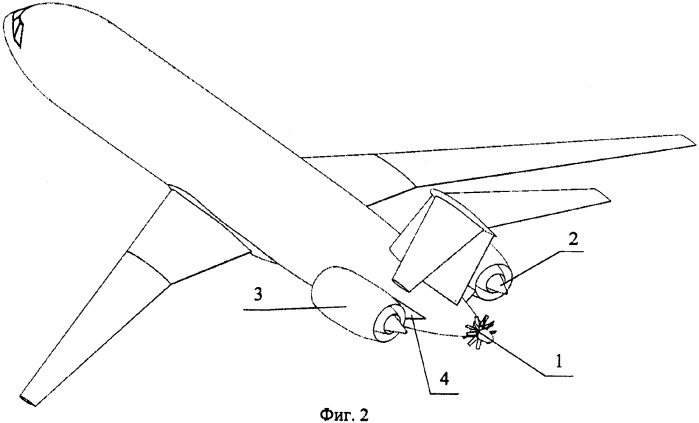 Силовая установка с отбором пограничного слоя фюзеляжа (патент 2361779)