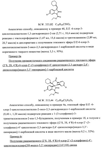 Производные спироиндолинона (патент 2435771)