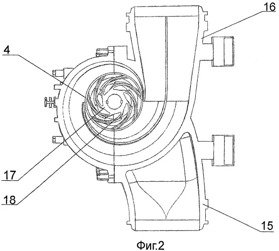 Корпус центробежного насоса (патент 2448280)