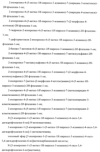 Новые производные фталазинона в качестве ингибиторов киназы аврора-а (патент 2397166)