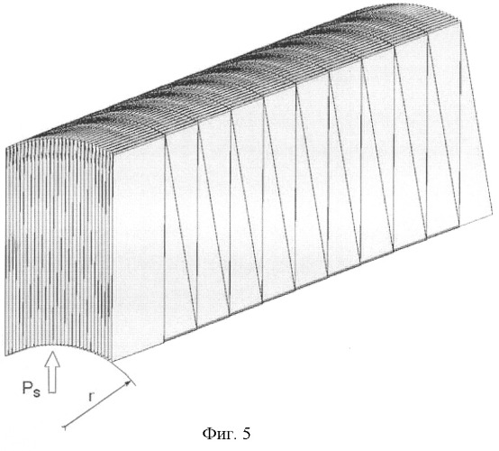 Способ изготовления складчатой конструкции криволинейной формы (патент 2259253)