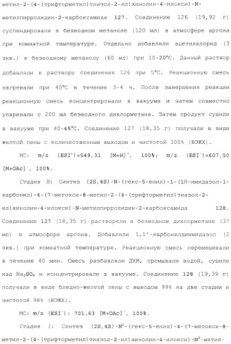 Макроциклические ингибиторы серинпротеазы (патент 2490272)
