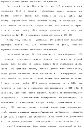 Носитель для хранения информации, записывающий поток основанных на тексте субтитров, устройство и способ, его воспроизводящие (патент 2324988)