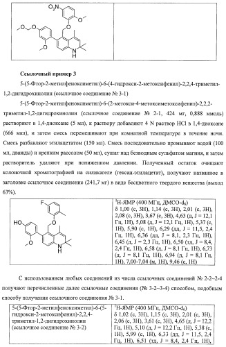 Новые производные 1,2-дигидрохинолина, обладающие активностью связывания глюкокортикоидного рецептора (патент 2485104)