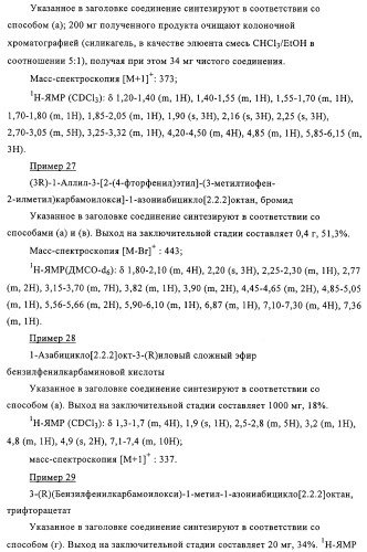 Карбаматные производные хинуклидина, фармацевтическая композиция на их основе и применение (патент 2321588)