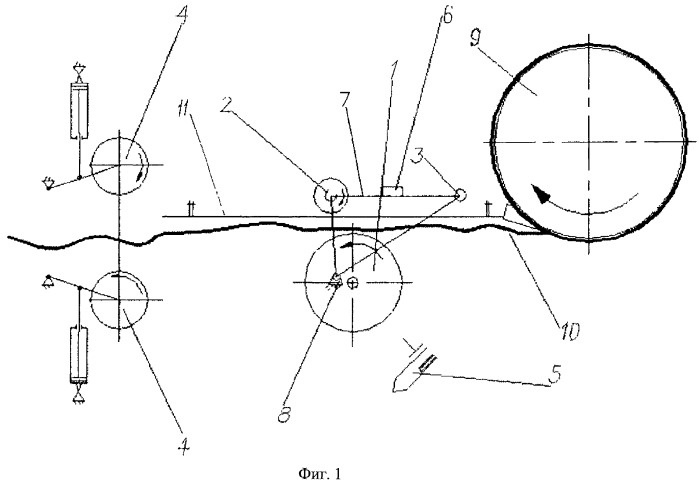 Способ и устройство для смотки тонкой аморфной ленты, сходящей с литейного барабана (патент 2428277)