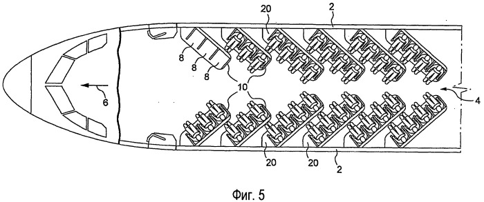 Оптимизированная компоновка салона летательного аппарата (патент 2517624)