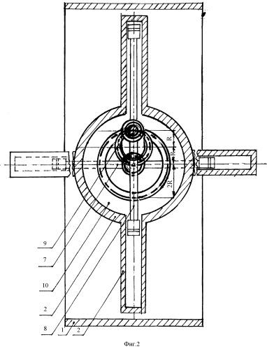 Бесшатунный механизм роторно-поршневой машины (патент 2392443)