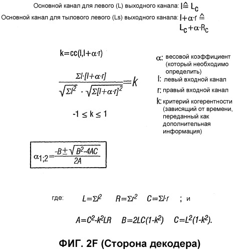 Устройство и способ создания многоканального выходного сигнала или формирования низведенного сигнала (патент 2329548)