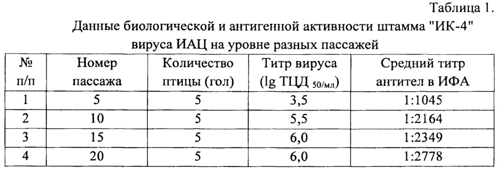 Штамм "ик-4" вируса инфекционной анемии цыплят (патент 2659095)