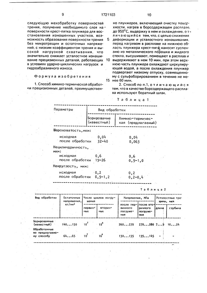 Способ химико-термической обработки прецизионных деталей (патент 1721103)