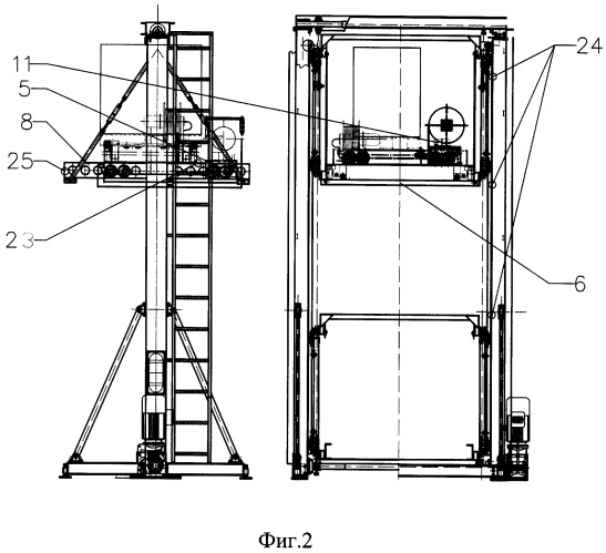 Транспортная система склада высокоплотного ярусного хранения груза на поддонах (патент 2323149)