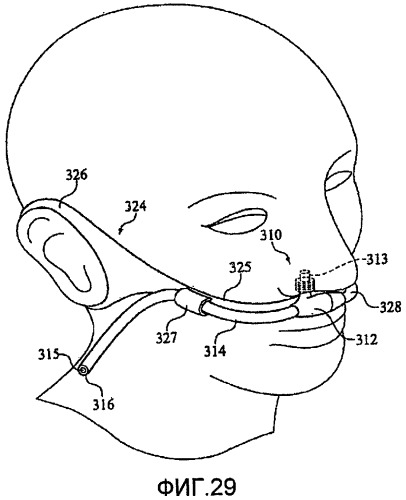 Назальный и оральный интерфейс пациента (патент 2447871)