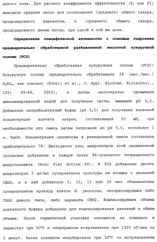 Композиции и способы, включающие варианты целлюлазы со сниженным сродством к нецеллюлозным материалам (патент 2486242)