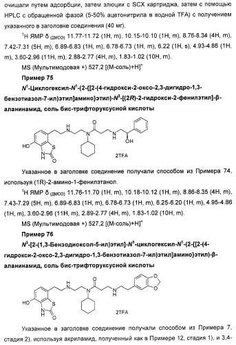 4-гидрокси-2-оксо-2,3-дигидро-1,3-бензотиазол-7-ильные соединения для модуляции  2-адренорецепторной активности (патент 2455295)