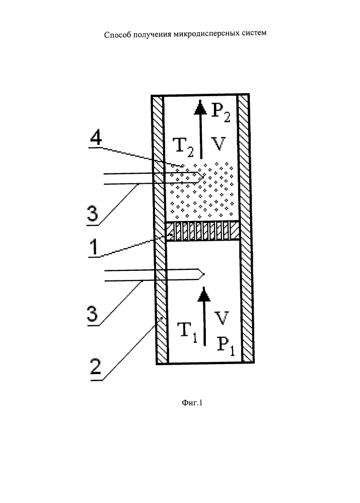 Способ получения микродисперсных систем (патент 2597318)
