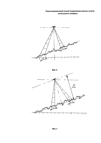 Радиолокационный способ определения высоты полета летательного аппарата (патент 2588105)