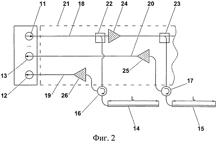 Устройство для мониторинга виброакустической характеристики протяженного объекта (патент 2550768)