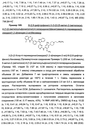 Имидазопиридиновые ингибиторы киназ (патент 2469036)