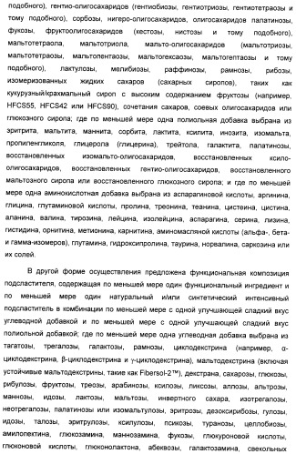 Композиция интенсивного подсластителя с фитостерином и подслащенные ею композиции (патент 2417033)