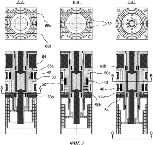 Двигатель внутреннего сгорания с кольцевым поршнем и центральный вал такого двигателя (патент 2568696)