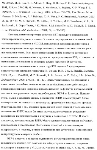 Производные пиперидин-4-иламида и их применение в качестве антагонистов рецептора sst подтипа 5 (патент 2403250)