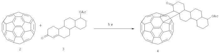 Способ получения холестерил циклопропа[1,9](c60-ih)[5,6]фуллерен-3&#39;-карбоксилата (патент 2447018)