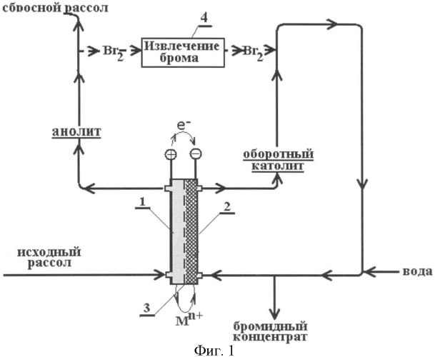 Способ извлечения брома из природных хлоридных вод с получением бромидного концентрата (патент 2360039)