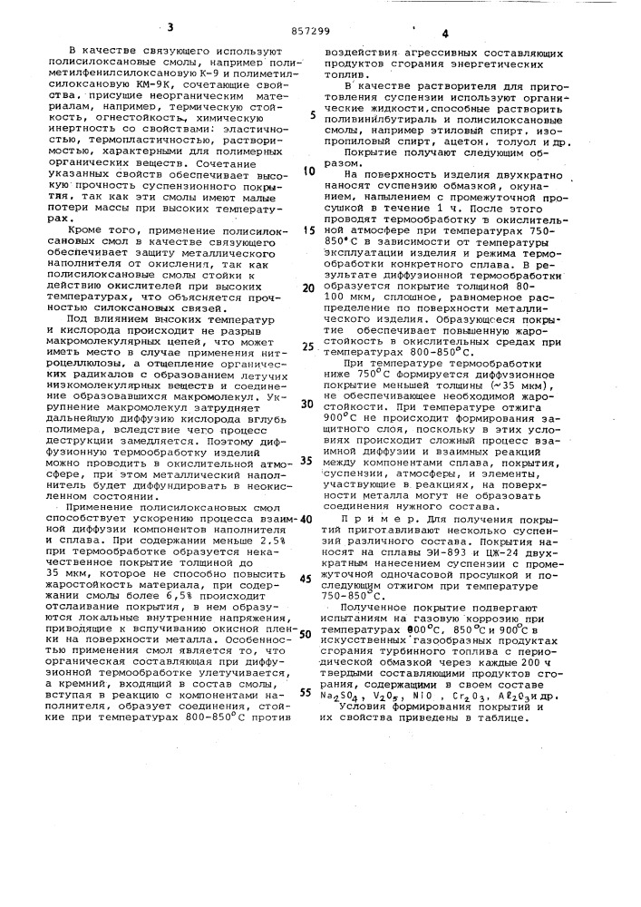 Суспензия для получения металлических покрытий (патент 857299)