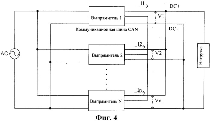 Способ и устройство распределения тока для источника постоянного тока (патент 2504885)