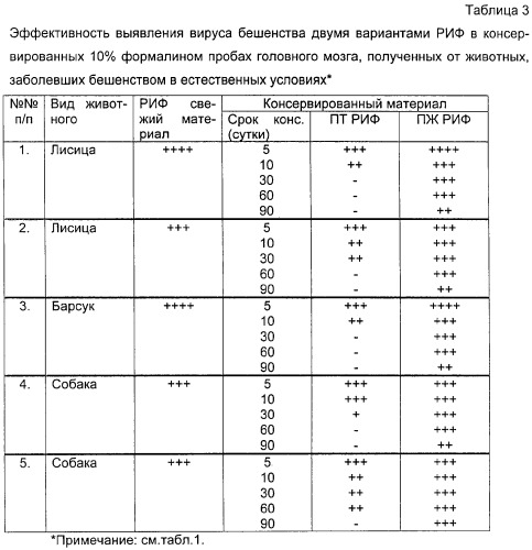 Способ выявления антигена вируса бешенства в формалинизированных пробах головного мозга животных (патент 2266755)