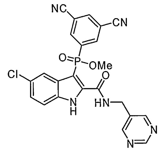Фосфоиндолы как ингибиторы вич (патент 2393163)