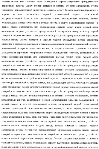 Холодильник многофункциональный (два варианта) и способ охлаждения в камере холодильника многофункционального (четыре варианта) (патент 2376536)