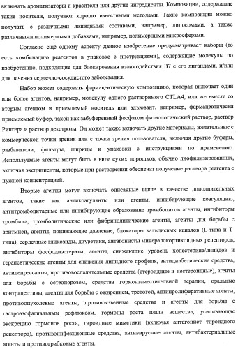 Способ лечения сердечно-сосудистого заболевания с применением растворимого ctla4 (патент 2353384)
