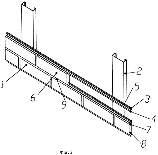 Фасадная система с воздушным зазором для крепления мелкоразмерных плит облицовки и способ ее монтажа (патент 2447249)