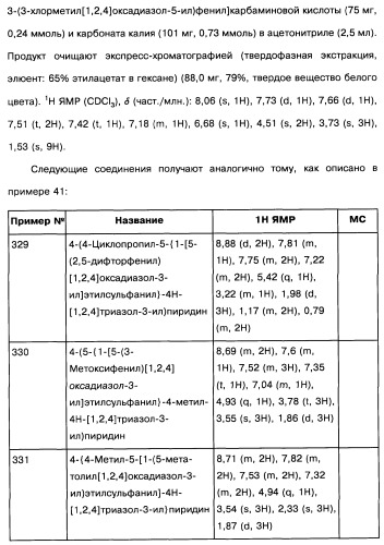 [1,2,4]оксадиазолы (варианты), способ их получения, фармацевтическая композиция и способ ингибирования активации метаботропных глютаматных рецепторов-5 (патент 2352568)