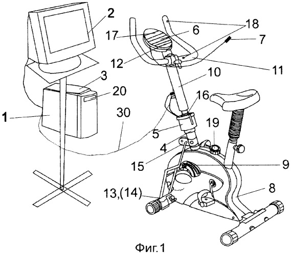Устройство велотренажера механического схема