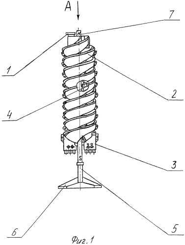 Винтовой сепаратор (патент 2432997)