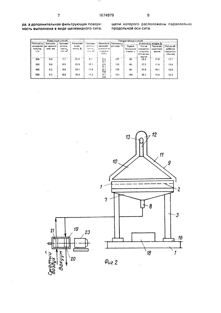 Способ обработки шламов и устройство для его осуществления (патент 1674979)