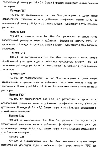 Композиции натурального интенсивного подсластителя с улучшенным временным параметром и(или) корригирующим параметром, способы их приготовления и их применения (патент 2459434)