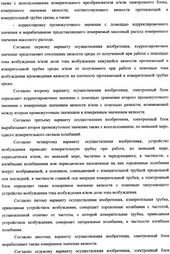 Кориолисов массовый расходомер, способ измерения массового расхода протекающей в трубопроводе среды, применение массового расходомера и способа измерения массового расхода протекающей в трубопроводе среды (патент 2339916)