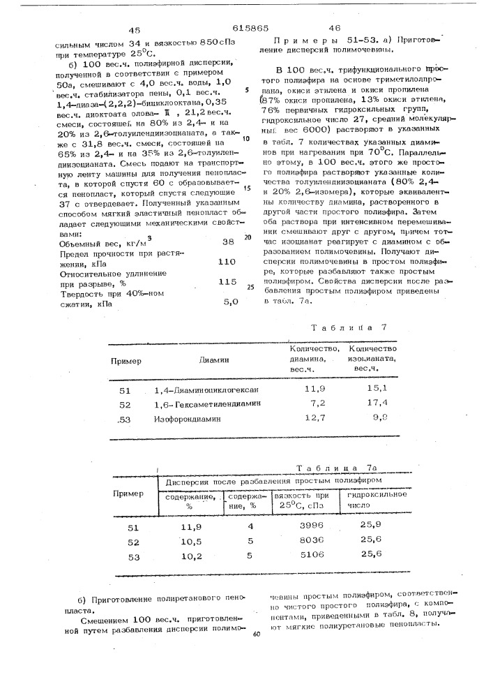 Способ получения пенополиуретанов (патент 615865)