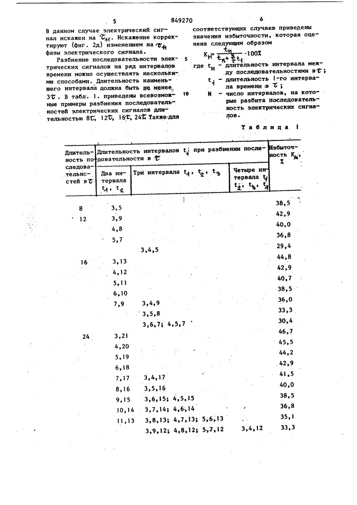 Способ контроля принимаемыхдискретных сигналов (патент 849270)