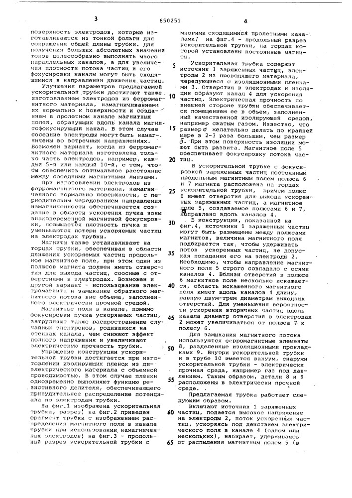 Ускорительная трубка (патент 650251)