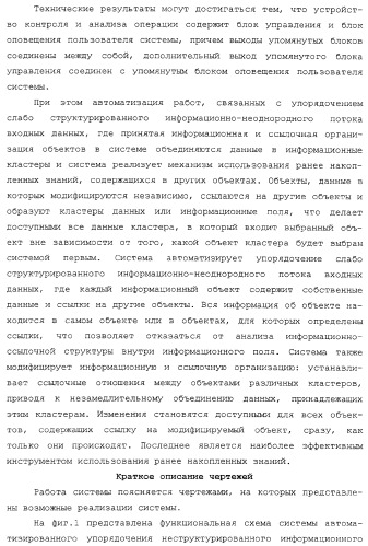 Система автоматизированного упорядочения неструктурированного информационного потока входных данных (патент 2312391)