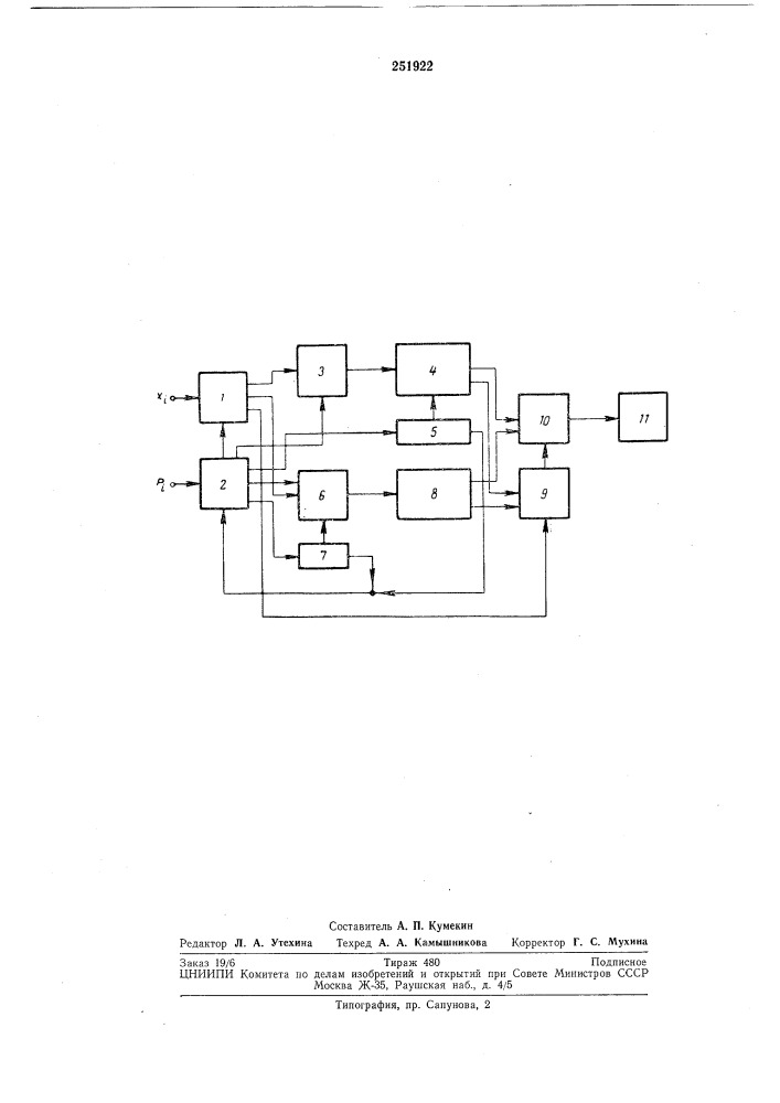 Устройство для индикации информации (патент 251922)